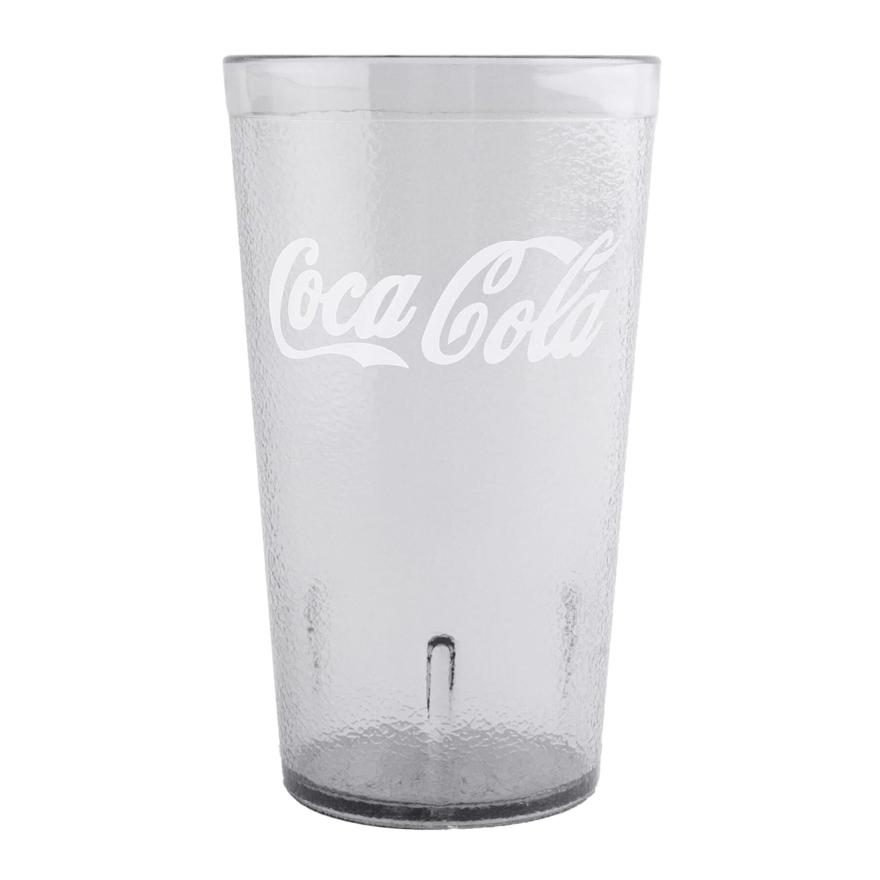 G.E.T. 6624CC-C 24 oz. Clear Plastic Coca-Cola Drink Tumbler 