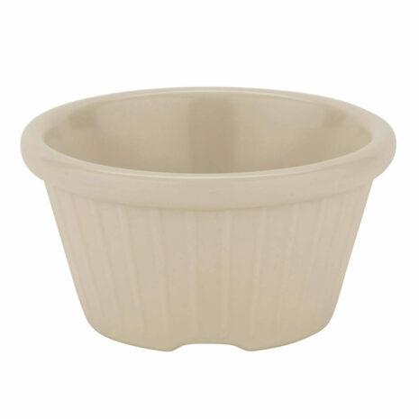 CI-03-BK - 3oz Melamine Cast Iron Ramekin, GET. - G.E.T