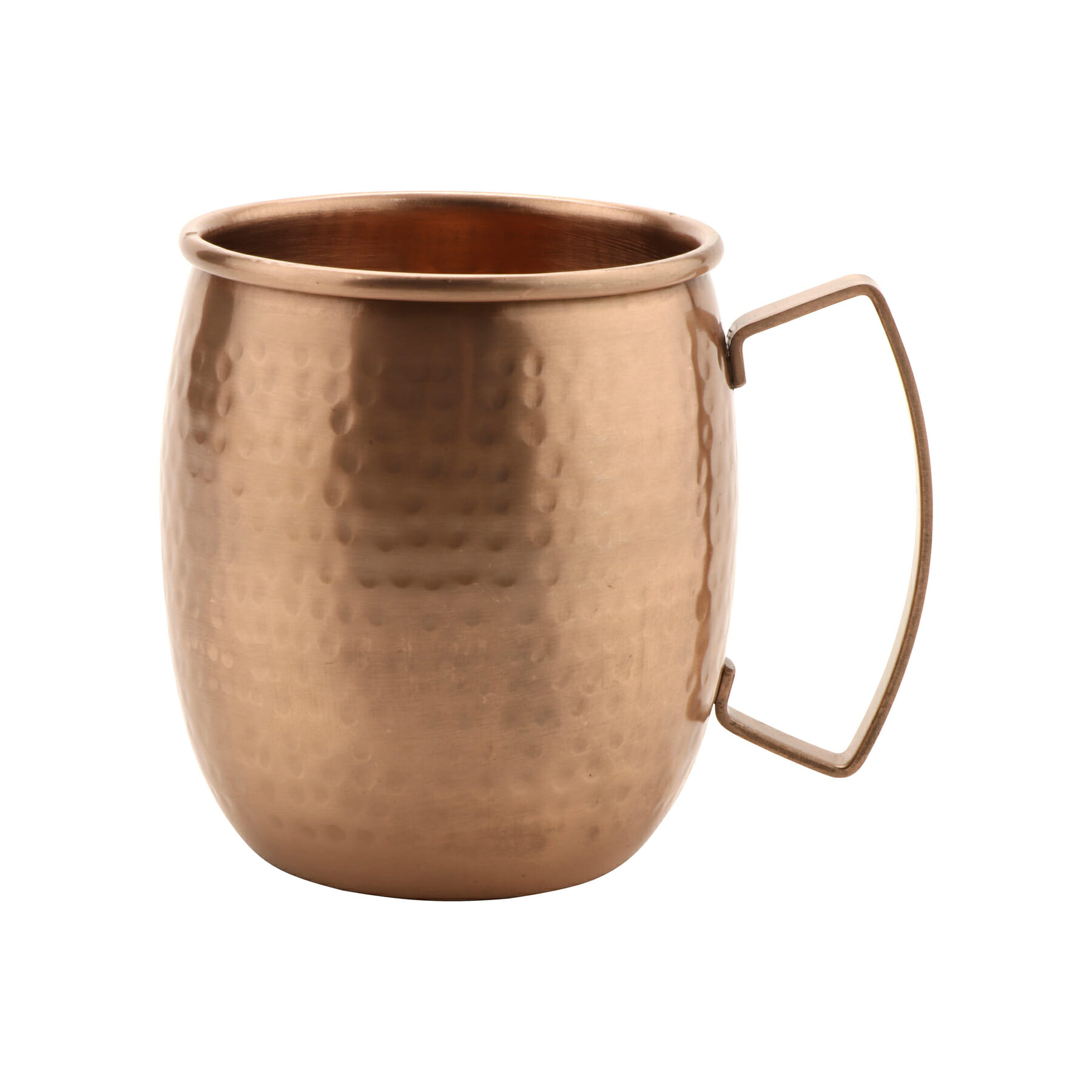 16 oz. Double Wall Hammered Copper Tumbler (4-Pack), Brown